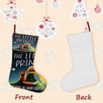 thumbnail image 3 of El Petit Prince (2) Tema: Calcetines de Navidad, fino lino blanco para colgar en escaleras y chimenea, decoración navideña para el hogar, regalo de Navidad. 45cm × 32cm, 3 of 5