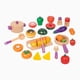 thumbnail image 1 of Comida de juguete de madera, accesorios de cocina para juegos de simulación, regalo para fiestas, juego para cortar frutas y verduras, juego de madera, 1 of 9