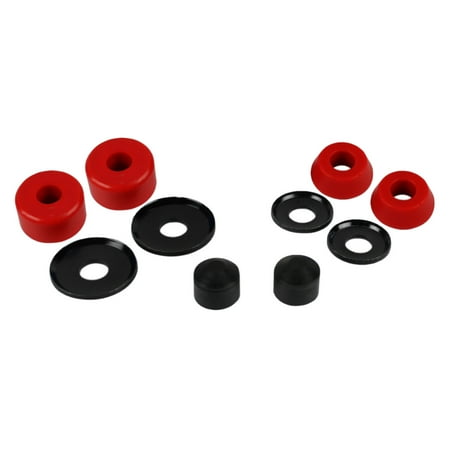 Skateboard Truck Parts - Skateboard Truck Rebuild Kit MEDIUM 96A Bushings Washers Pivot Cups For 2 Trucks