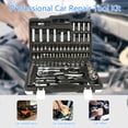 thumbnail image 1 of Juego de herramientas de reparación de automóviles, juego de llaves de tubo de 94 piezas, kit de herramientas de reparación, kit de herramientas para el hogar, máxima confiabilidad, 1 of 14