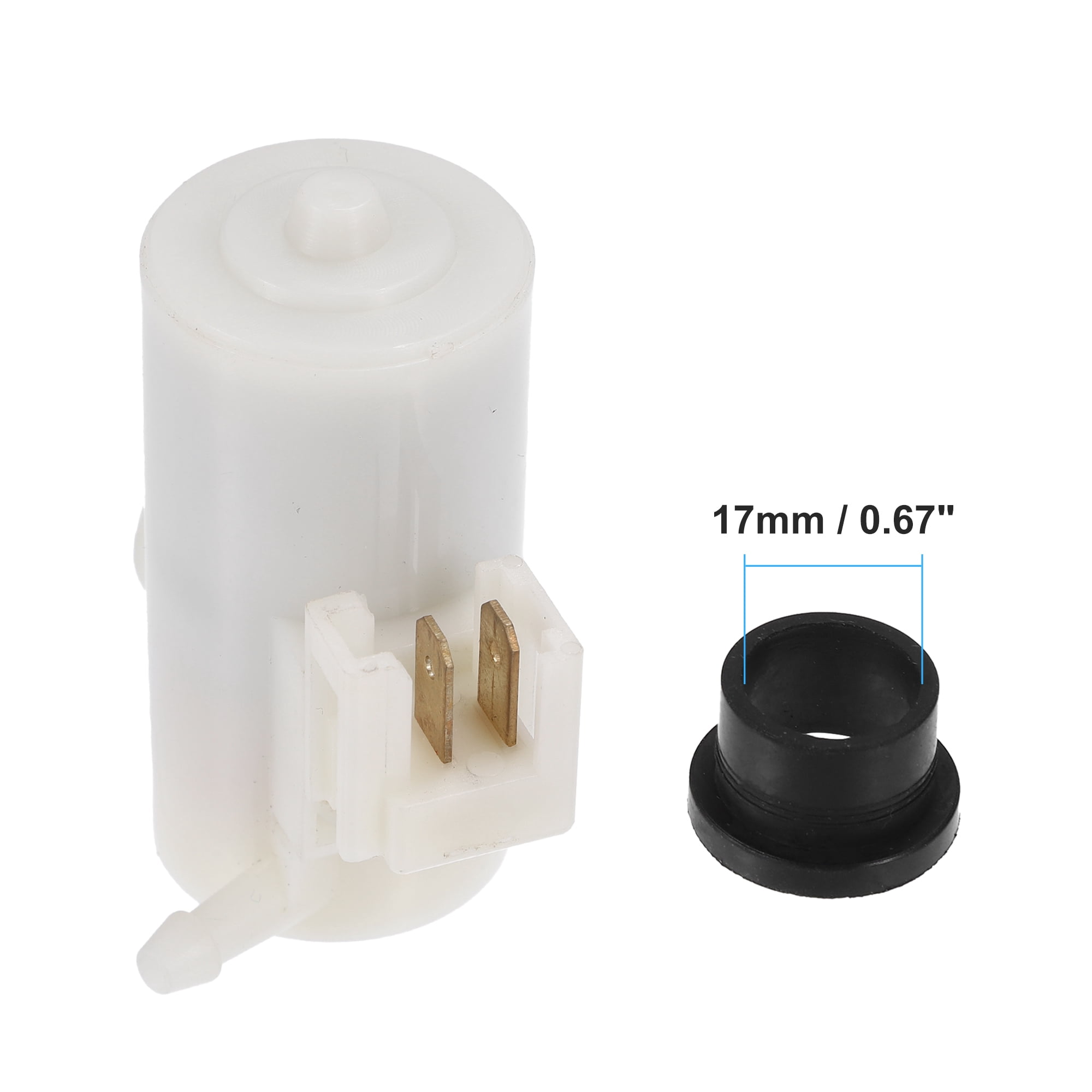 Unique Bargains Car Windshield Washer Motor Pump Fit for Honda CR-V - 1 Pcs White