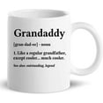 thumbnail image 2 of Man Grandfather Grandpa Father's day Old Grandpa Gift Grandaddy Fathers Day Birthday Gift 11Oz Cup Mug Father’s Day Men Grandpa Husband, 2 of 7
