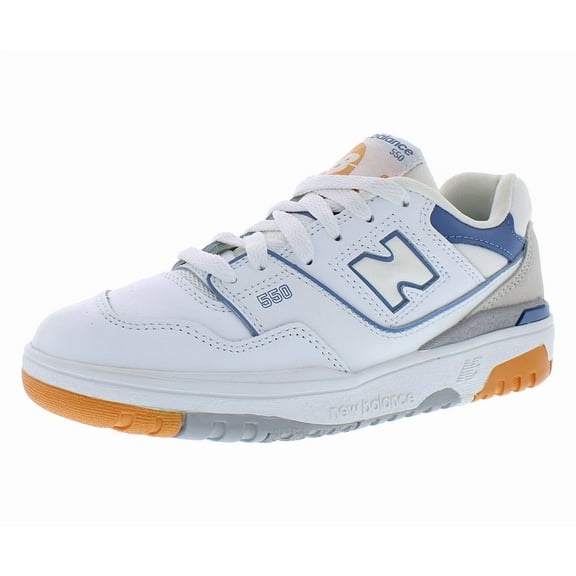 New Balance 550 PS Boys Shoes Size 2.5, Color: White/Blue