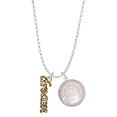 thumbnail image 1 of Delight Jewelry Goldtone Crystal Script ''Dream'' To the World You are a Mother Locket Necklace, 1 of 4