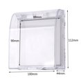 thumbnail image 3 of Type 86 Splash Proof And Sticky Transparent Protective Cover Perforation Self Adhesive Box Halloween Decorations, 3 of 7