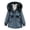 Navy, variant on Patlollav Womens Coats Winter Plush And Thick Insulation Work Attire Overcoming Cotton Jacket