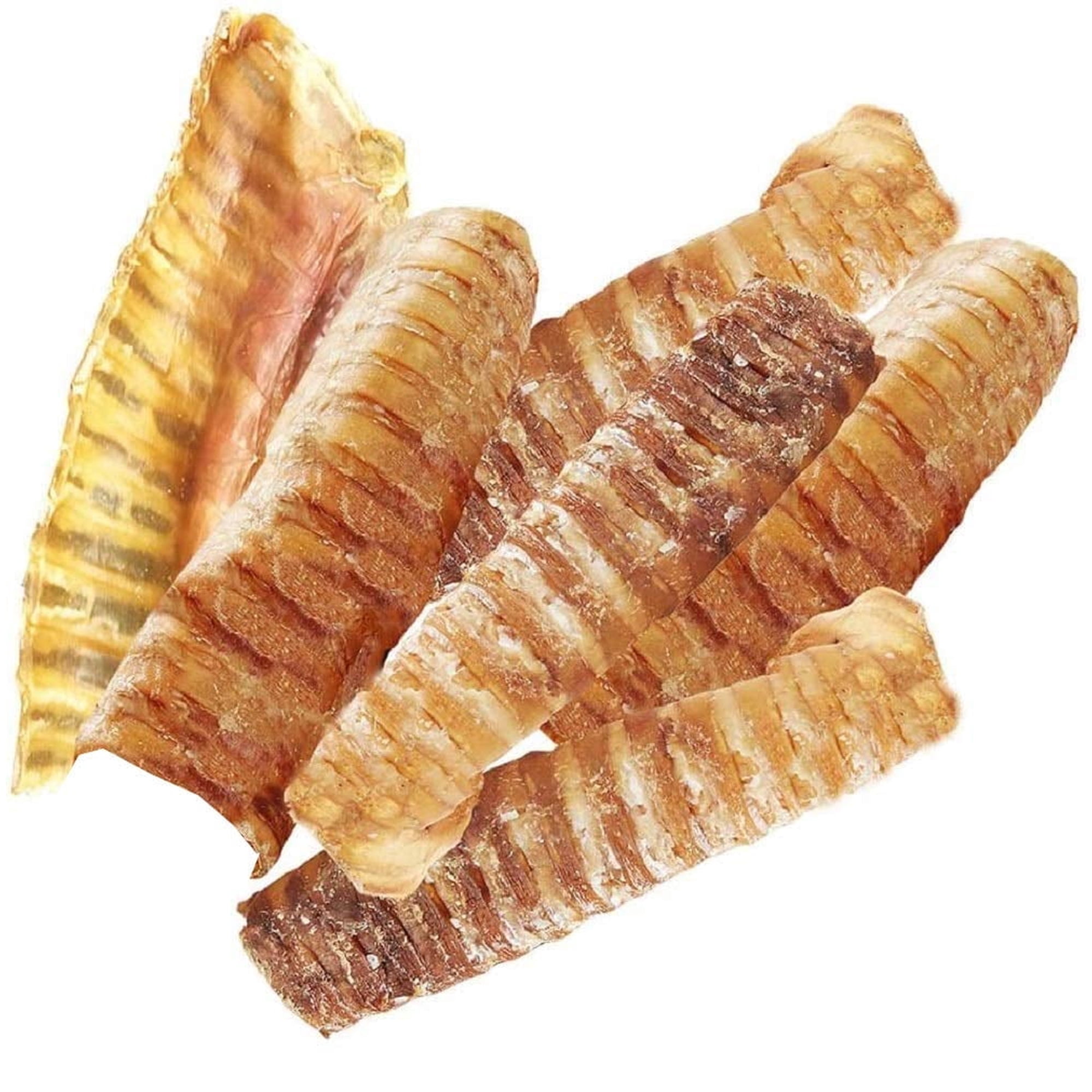 Hotspot Pets Premium Beef Trachea for Dogs 6" Strips Split (10 Pack) - All Natural Grass-Fed Beef Dog Chews