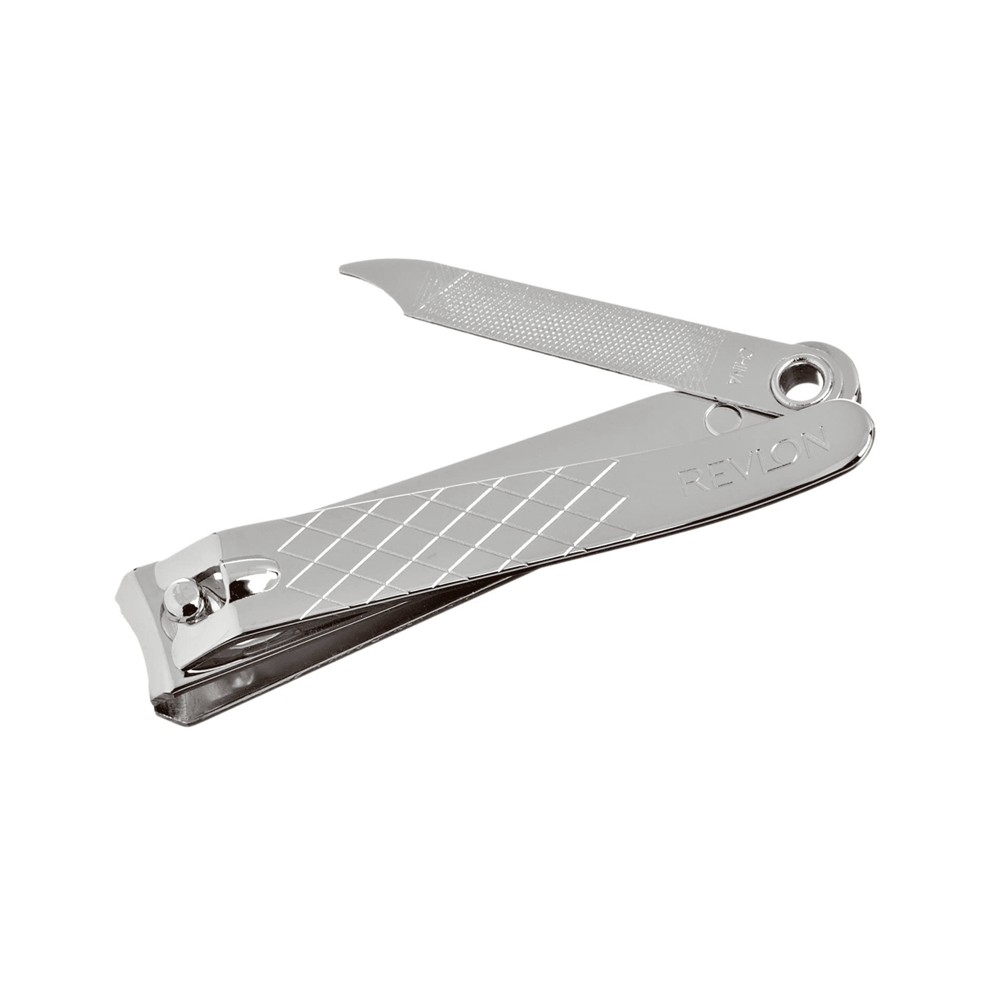 Revlon Toenail Clipper with Foldaway Nail File, Stainless Steel Non-Corrosive Straight Blade Nail Cutter for Easy Trimming and Grooming, 1 Count Revlon Toenail Clipper with Foldaway Nail File, Stainless Steel Non-Corrosive Straight Blade Nail Cutter for Easy Trimming and Grooming, 1 Count