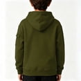 thumbnail image 4 of Vmberlty Oversized Hoodies for Teen 4-15 Years Boys Solid Color Long Sleeve Hooded Sweatshirts Casual Pocket Design Loose Fit Daily Kids Tops, 4 of 6