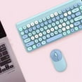 thumbnail image 3 of Combinaison Souris et Clavier Sans Fil, Combinaison Clavier et Souris Sans Fil, pour Windows/iOS/Linux Pc Tablettes, Convient pour Travailler, Dactylographier, Voyager, Réunion, Combinaison Clavier et Souris Sans Fil, 3 of 7