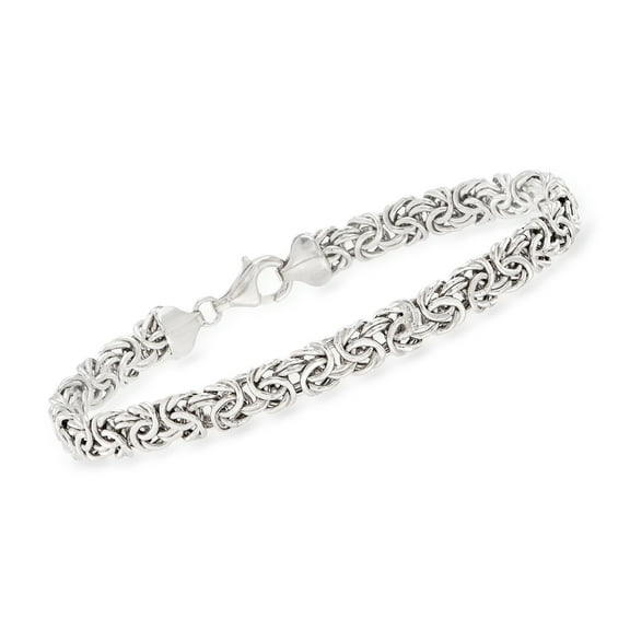 Ross-Simons Sterling Silver Byzantine Bracelet, Women's, Adult