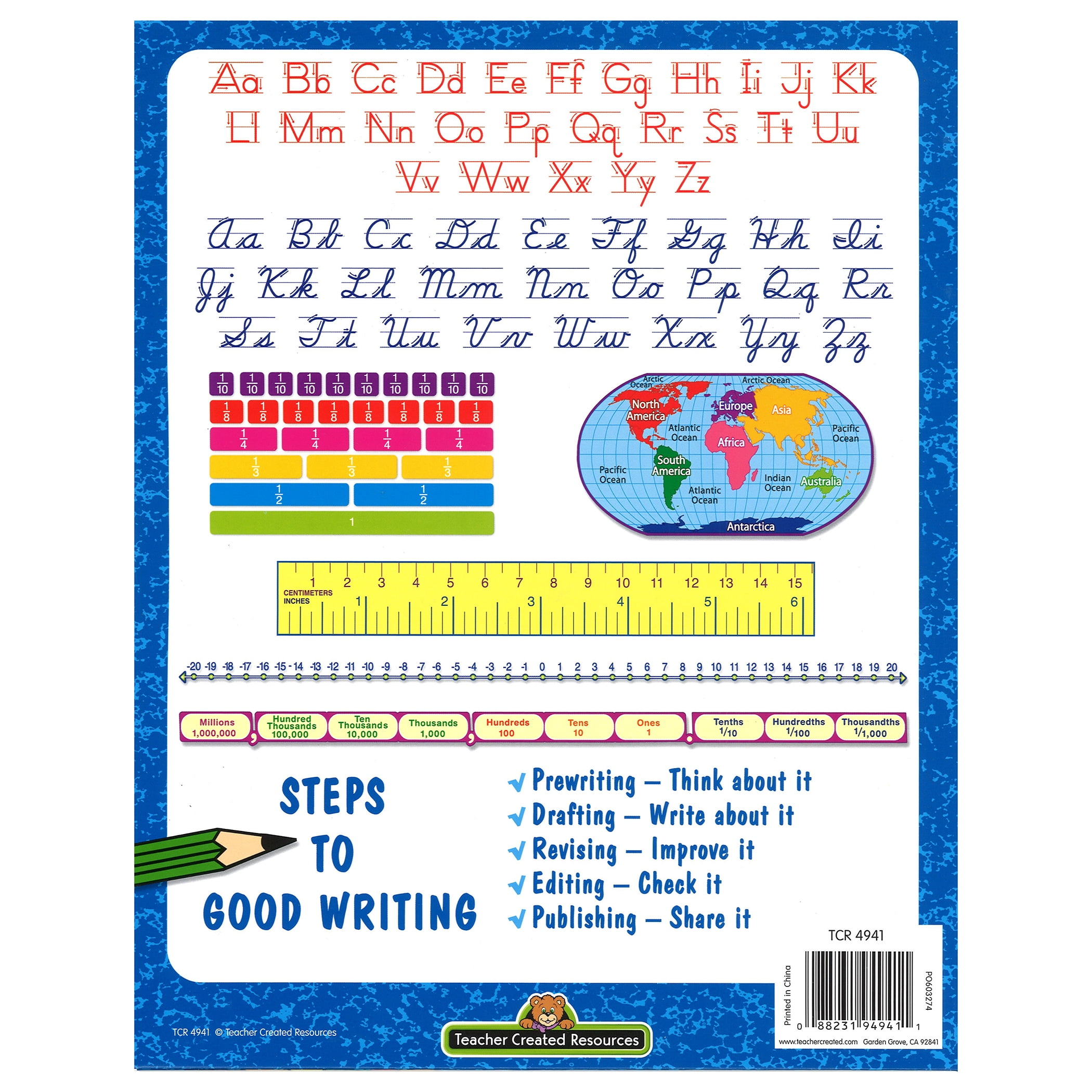 Teacher Created Resources My Homework Pocket Folder, Pack of 6