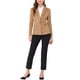 thumbnail image 2 of Blazer de ante sintético para mujer INSPIRE CHIC con solapa, mangas largas, chaqueta para el trabajo, 3XL color caqui, 2 of 6