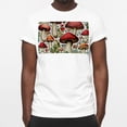 thumbnail image 3 of Mushroom Classic White 100% Cotton T-Shirt for Men - Soft and Comfortable Tee Shirt for Everyday Wear - Available in Multiple Sizes and Styles, 3 of 5