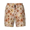 thumbnail image 4 of Lsque Mens Swim Trunks Wildflowers Vintage Pattern - Bathing Suit Compression Liner - Beach Swim Shorts Swimwear - (S-3XL) - Stretch Quick Dry -3X-Large, 4 of 9