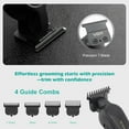 thumbnail image 4 of VGR 995 Professional Hair Trimmer for Men, Zero Gapped Barber Edgers, Portable Cordless Mens Beard Trimmer Clipper with 4 Guide Combs, USB Rechargeable, 4 of 9