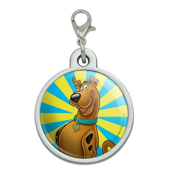 Scooby-Doo Character Chrome Plated Metal Pet Dog Cat ID Tag