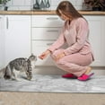 thumbnail image 4 of Kitchen Rugs and Mats Non Skid Washable Marble Gray and White Kitchen Mat and Rug Set,Floor Cushion Waterproof Rug,Rubber Backed Area Rugs for Kitchen Laundry, 4 of 7