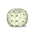 thumbnail image 1 of Abstract Storage Toy Bag Chair, Simple Oriental Pattern of Leafy Motifs Composition, Stuffed Animal Organizer Washable Bag, Large Size, Lime Green Olive Green, by Ambesonne, 1 of 3