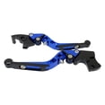thumbnail image 2 of Manijas Freno/Embrague Alum Cnc Azul C/Ext Bj Pulsar Ns 200, 2 of 3