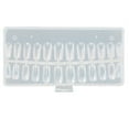 thumbnail image 1 of Uñas 120 Piezas Tubo De Agua Transparente Uñas Uñas Transparente Cobertura Total Presionado En Las Uñas Para DIY Uñas Práctica De Salón De Uñas, 1 of 3