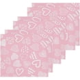 thumbnail image 3 of GZHJMY Valentine's Day Heart Cotton Washcloths Set of 4, 12"x12" Super Soft Absorbent Wash Cloths Bathroom Face Cloths Fingertip Towels for Gym Hotel and Spa, 3 of 7
