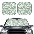 thumbnail image 2 of Sikiie Lilies Flowers Print Foldable Car Windshield Sun Visor, Car Window Sunshade Suitable for Sedan, SUV and Truck Car Accessories-Large, 2 of 6
