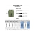 thumbnail image 2 of Mrrootc Men's Casual Solid Color Drawstring Casual Sporty Linen Shorts Pants, 2 of 2