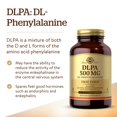 thumbnail image 3 of Suplemento Solgar DLPA 500 mg 100 cápsulas vegetales, 3 of 6