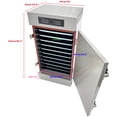 thumbnail image 2 of Commercial Intelligent Electric Steaming Cabinet Rice Steaming Box with 10 Trays 220V, 2 of 12