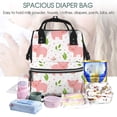 thumbnail image 4 of Wukai Funny Little Pigs Mummy Backpac,&nbsp;Diaper Bag Purse Breast Pump Bag Purse Diaper Bag for swim,gym,workout,large capacity backpack, 4 of 5