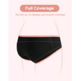 thumbnail image 4 of INNERSY Girls Underwear Cotton Briefs Panties for Teens 6-Pack(12-14years,Black & Contrast Stitch), 4 of 8