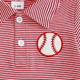 thumbnail image 7 of UngA Baby Boy Summer Clothes Short Sleeve Romper Embroidery Baseball Newborn Onesie Infant One Piece Outfit (Red,6-12 Months), 7 of 7