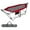 Red, variant on REKHH Portable Folding Hammock, Lounge Camping Bed with Hammock Stand, Indoor & Outdoor Hammocks w/Side Pocket, Anti-tip Buckles & Iron Stand for Camping Outdoor Patio Yard Beach (Grey)