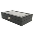 thumbnail image 1 of Men Jewelry Organizer, Dust Prevention Watch Box Neat Organized  For Home, 1 of 8