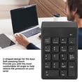 thumbnail image 3 of Mini Teclado Numérico, Respaldo De Poco Ruido, 18 Teclas, Teclados Numéricos Inalámbricos, Distancia De Conexión De 32,8 Pies Para Escritorio, 3 of 7