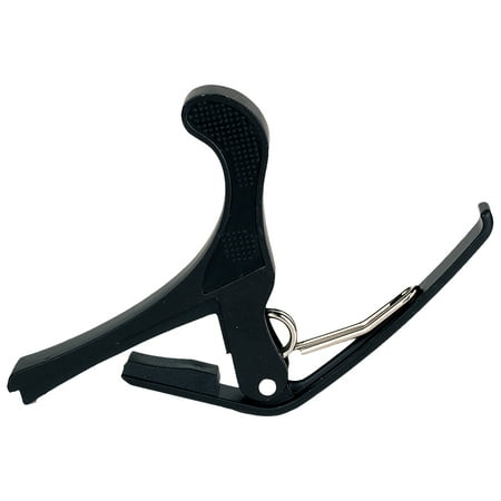 Seismic Audio Quick Change One Handed Guitar Capo - Fits Acoustic and Electric Guitar Necks - (The Best Guitar Capo)