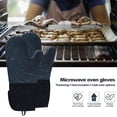 thumbnail image 2 of Horno Europeo Guantes de Calefacción Aislamiento Guantes Azul Gloria Guantes para horno de hornear, 2 of 8