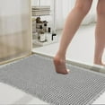 thumbnail image 5 of Upgraded Waffle Bath Mat, Furenl Upgraded Boho Bathroom Rugs Super Absorbent Machine Washable Bathroom Rug with Tassels Rubber Soft Bath Rugs, Khaki, 5 of 9