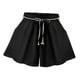 thumbnail image 5 of Pantalones cortos casuales para mujer, pantalones cortos de ocio para mujer, ropa elástica para exteriores y playa. XL negro, 5 of 9