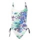thumbnail image 5 of Tops de Bikini para las Mujeres Patrón Multicolor Impresión Trasera Recorte Sling Traje de Baño, Traje de Baño de Pieza Modesta, 5 of 6