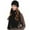 Black(New), variant on Winter Beanie Hat Scarf,Warm Fleece Knit Hat Long Scarf Neck Warmer Winter Set Gifts for Women