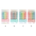 thumbnail image 2 of VONKY 9Pcs Gel Pens Set Student Multi Colors 0.5mm Tube Hand Account Journal Mark Pen, Nordic Style, 2 of 7