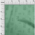 thumbnail image 2 of oneOone Georgette Viscose Sea Green Fabric Abstracts Sewing Craft Projects Fabric Prints By Yard 42 Inch Wide, 2 of 6