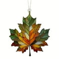 thumbnail image 5 of Aoyunhp Fall Decorations,Maple Leaf Suncatcher for Window,Autumn Leaves Leafs Stained Acrylic Window Wall Hanging,Fall Decorations for Home Window Hanging Ornament for Thanksgiving,Fall Decor 3"X4", 5 of 5
