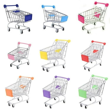 SSKFHGI Mini Shopping Cart Supermarket Handcart Shopping Utility Toy Cart Mode