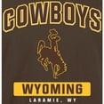 thumbnail image 2 of Men's Brown Wyoming Cowboys Campus Icon Long Sleeve T-Shirt, 2 of 2