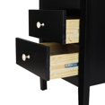 thumbnail image 4 of Adeptus Solid Wood 77245  Easy Pieces - 3 Drawer End Table/Nighstand - Black, 4 of 5