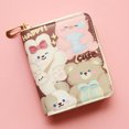 thumbnail image 3 of Cute Korean Version Of The Cat Fresh Bear Coin Purse Cartoon Animation Female Students Short Zipper Wallet, 3 of 4