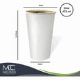 thumbnail image 2 of VASO CARTON BLANCO CON TAPA 16 OZ 100 PIEZAS, 2 of 5